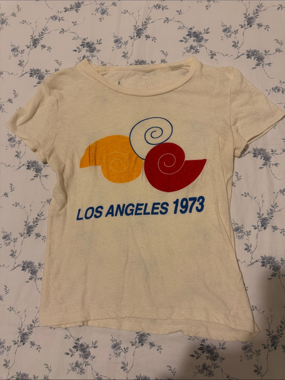 Madewell Vintage-Inspired Cream Los Angeles 1973 Graphic Tee XS / S